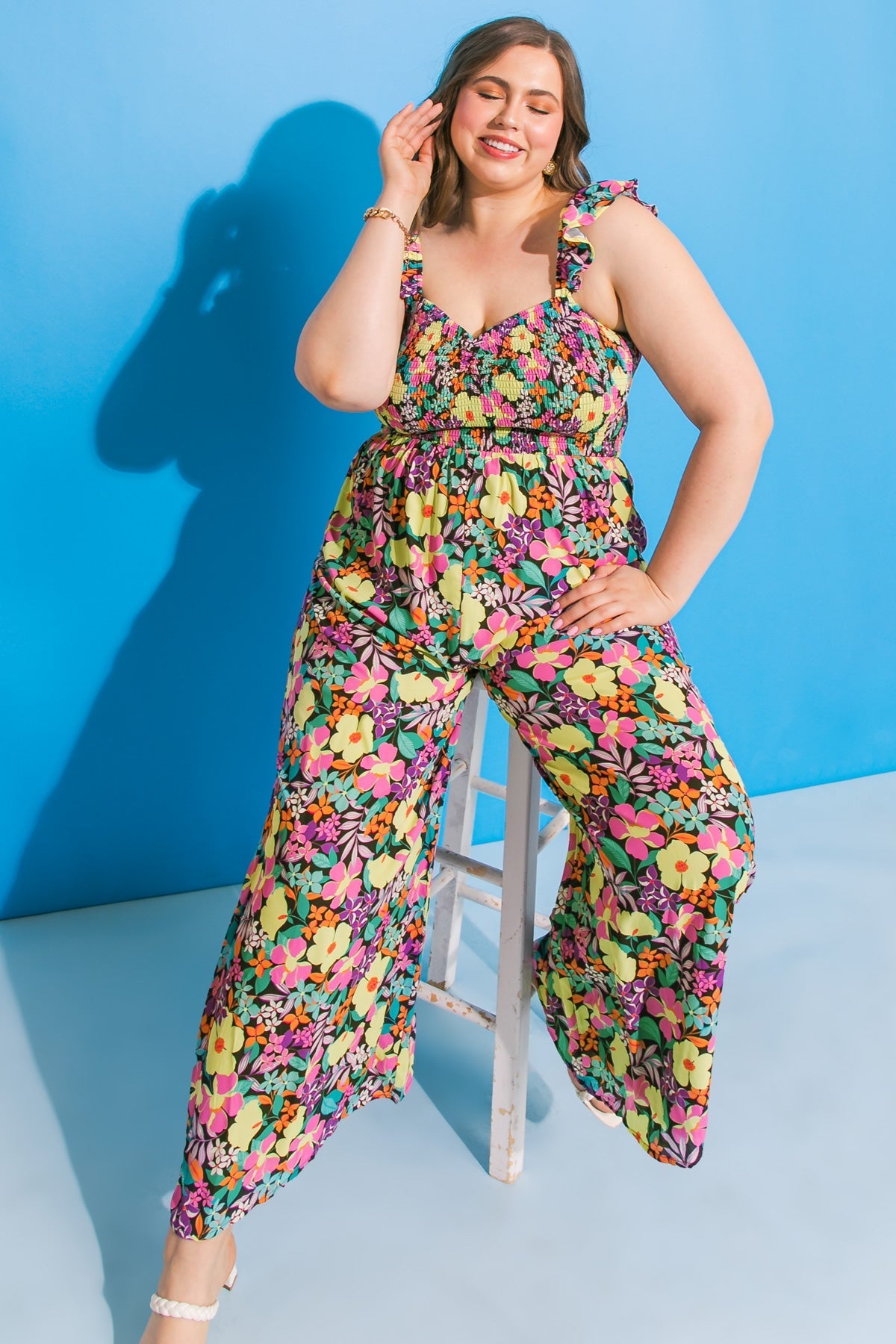 MOLINETTO FLORAL WOVEN JUMPSUIT Flying Tomato